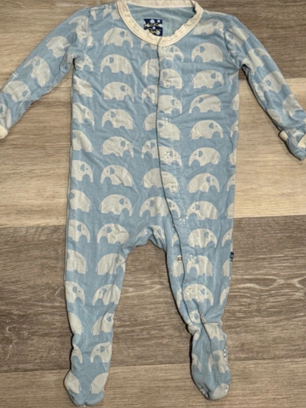 Kickee pants footed pjs pajamas 3-6 months